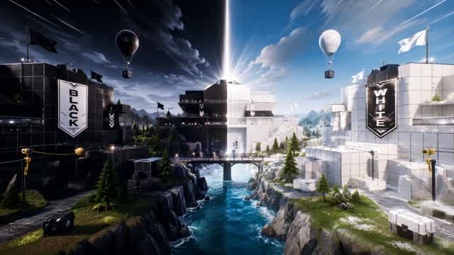 NEW BOUT - WHITE VS. BLACK — Fortnite Creative map cover art