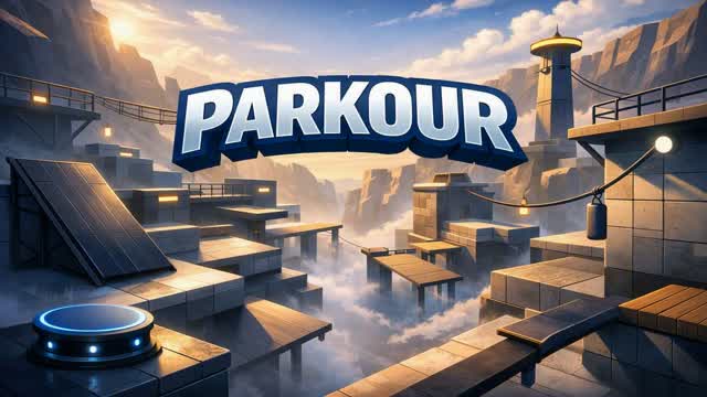 PARKOUR CHALLENGE🏃‍♂️ — Fortnite Creative map cover art