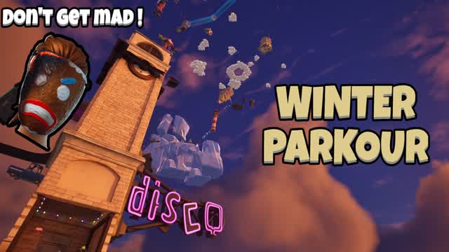 ✨ WINTER PARKOUR ✨ — Fortnite Creative map