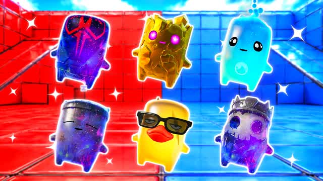 RED VS BLUE OUTER EDGE 🔴🔵 — Fortnite Creative map
