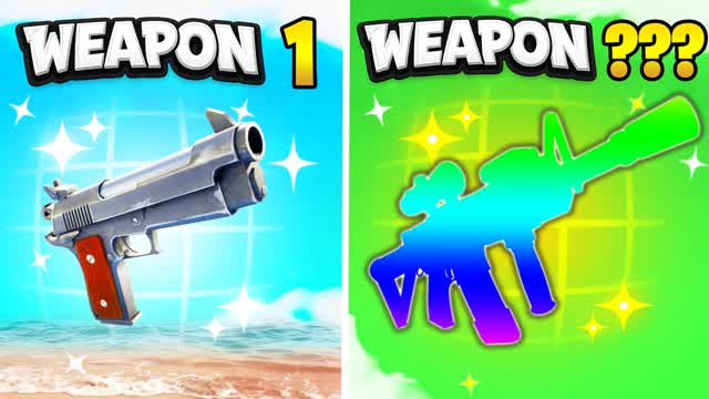GUN GAME 🔫 RESORT ONE SHOT 😎 — Fortnite Creative map
