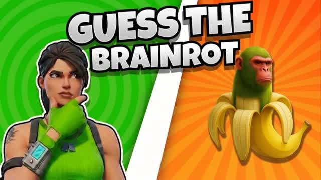 Guess The Brainrot 🤔 — Fortnite Creative map cover art