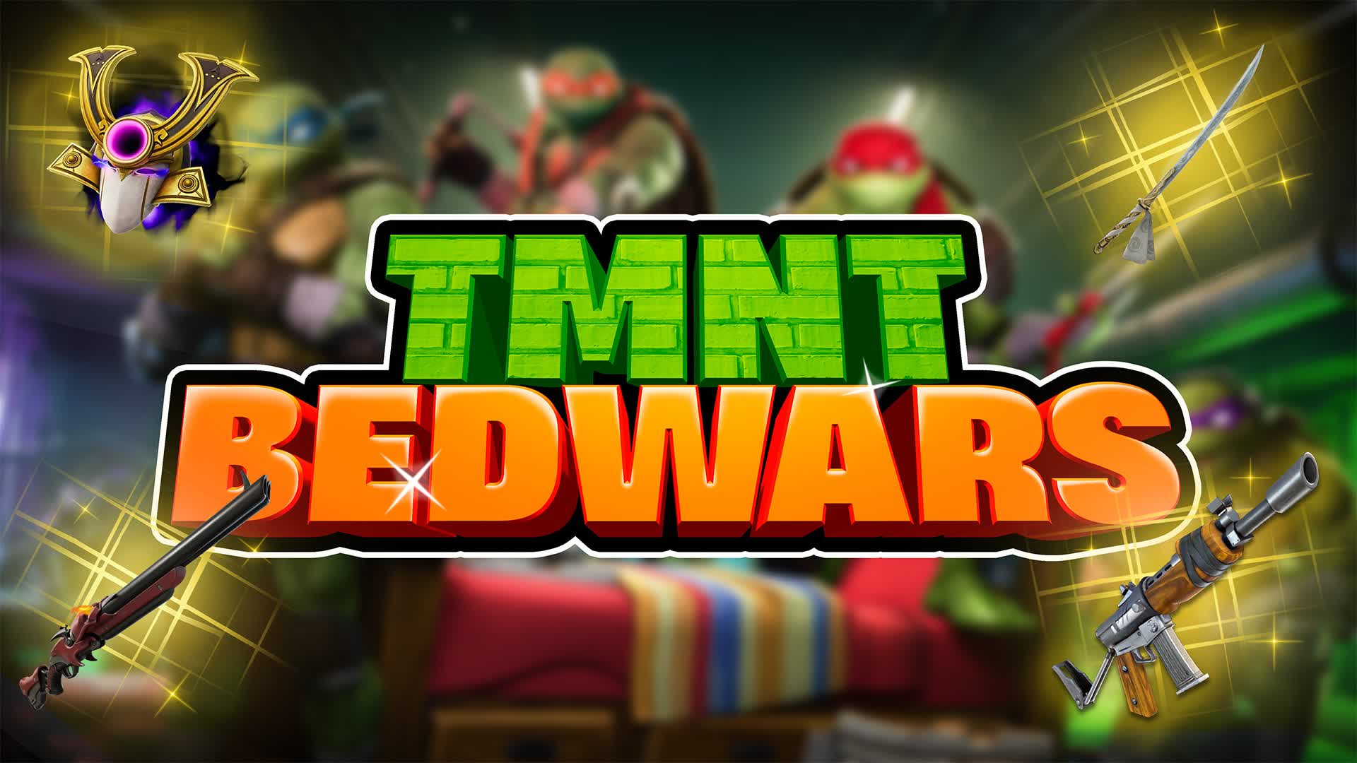 TMNT Bed Wars — Fortnite Creative map
