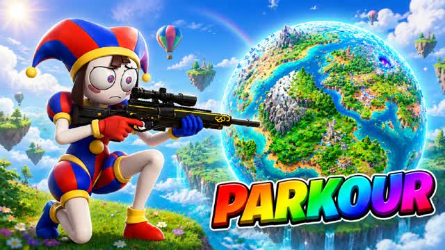 SPEED PARKOUR 454+ LEVELS — Fortnite Creative map cover art