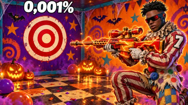 🎃 SPOOKTOBER TRICKSHOT FESTIVAL 🎃🎯 — Fortnite Creative map cover art