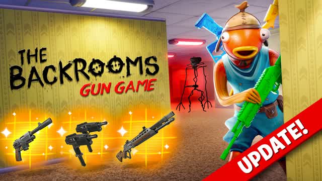 🎈BACKROOMS GUN GAME🎈 — Fortnite Creative map cover art