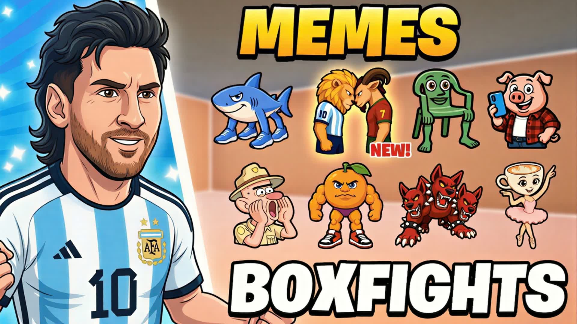 WORLD CUP BOX PVP - BOX FIGHTS — Fortnite Creative map