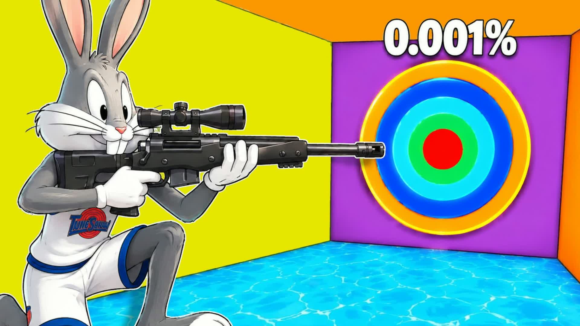 😂 FUNNY BUNNY TRICKSHOT PARKOUR 🐇 — Fortnite Creative map