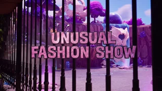 UNUSUAL FASHION SHOW — Fortnite Creative map cover art