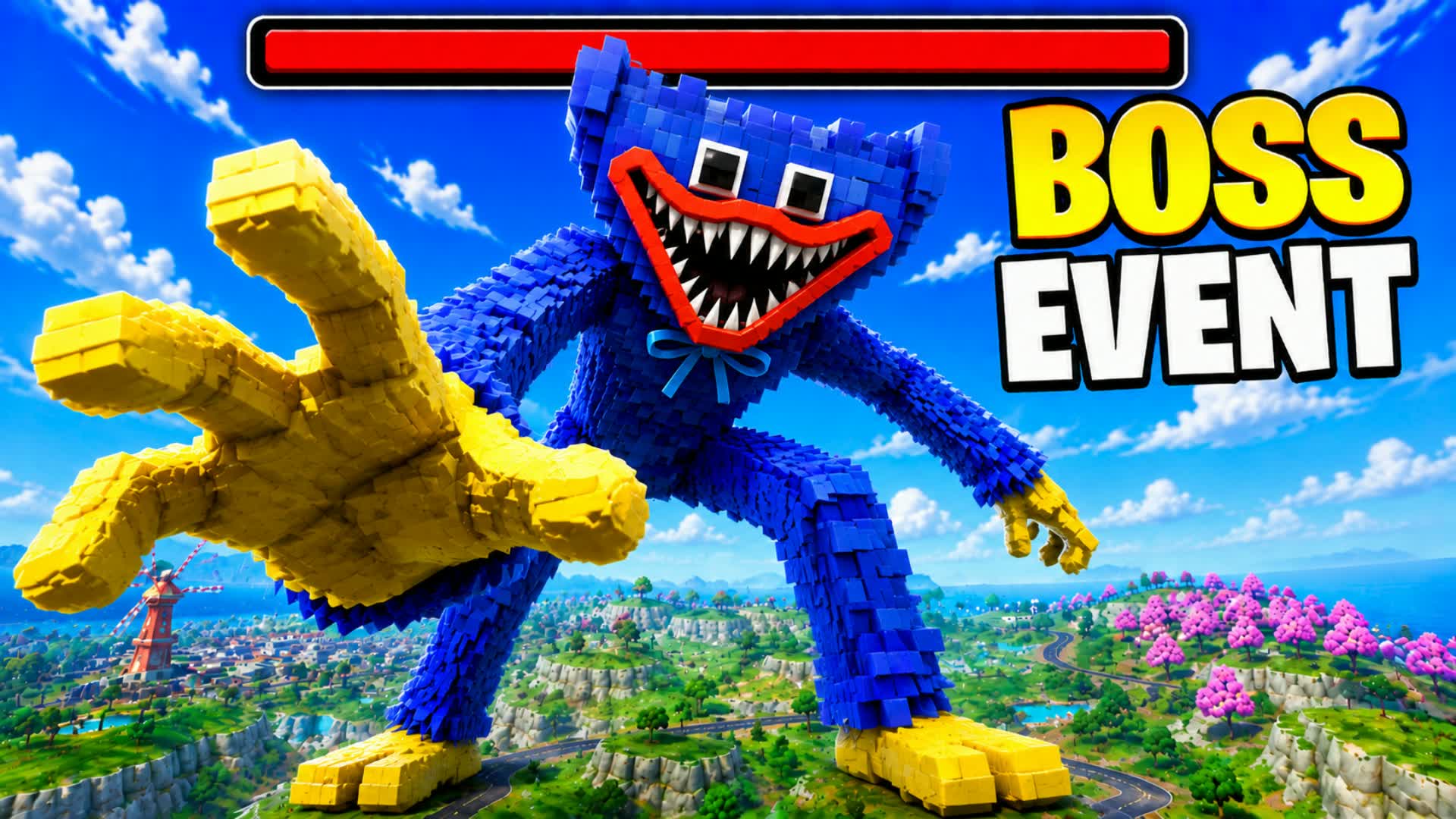 Huggy Wuggy Bossfight Event - Boss Fight — Fortnite Creative map