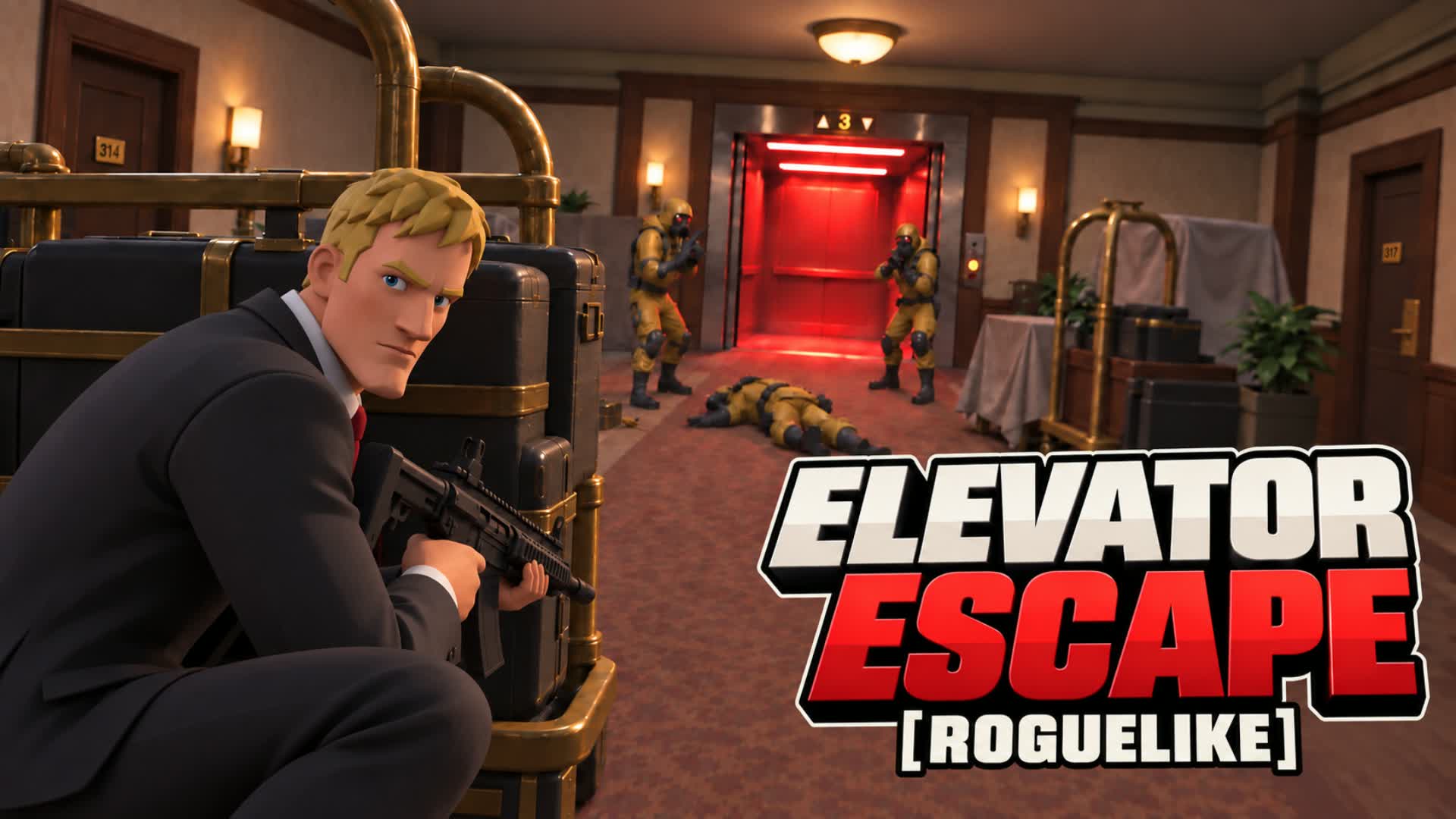 ELEVATOR ESCAPE [ROGUELIKE] — Fortnite Creative map