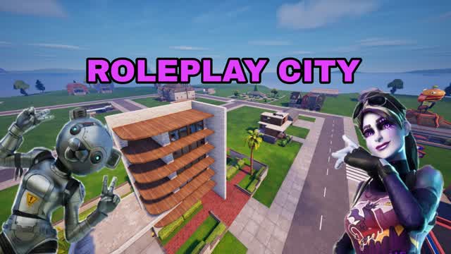 ROLEPLAY CITY — Fortnite Creative map cover art