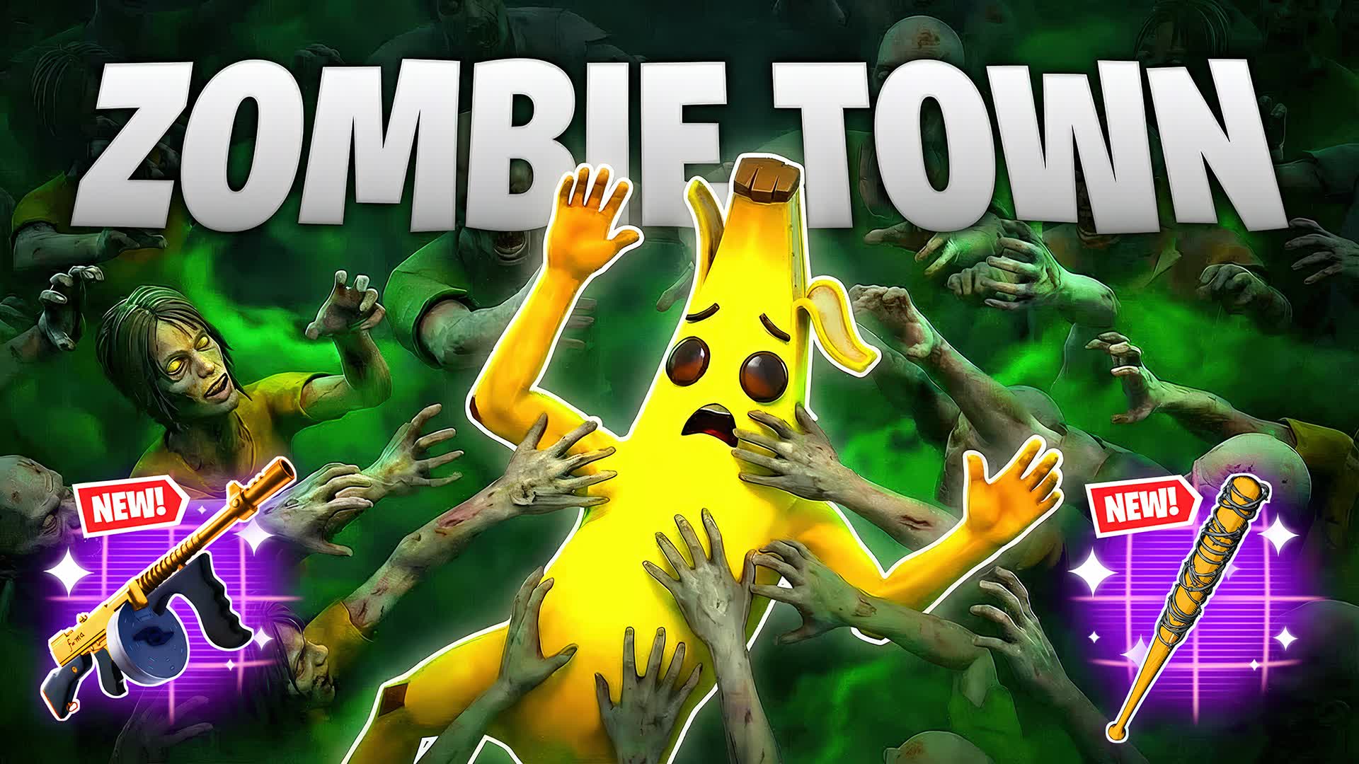 ZOMBIE TOWN 🧟 — Fortnite Creative map