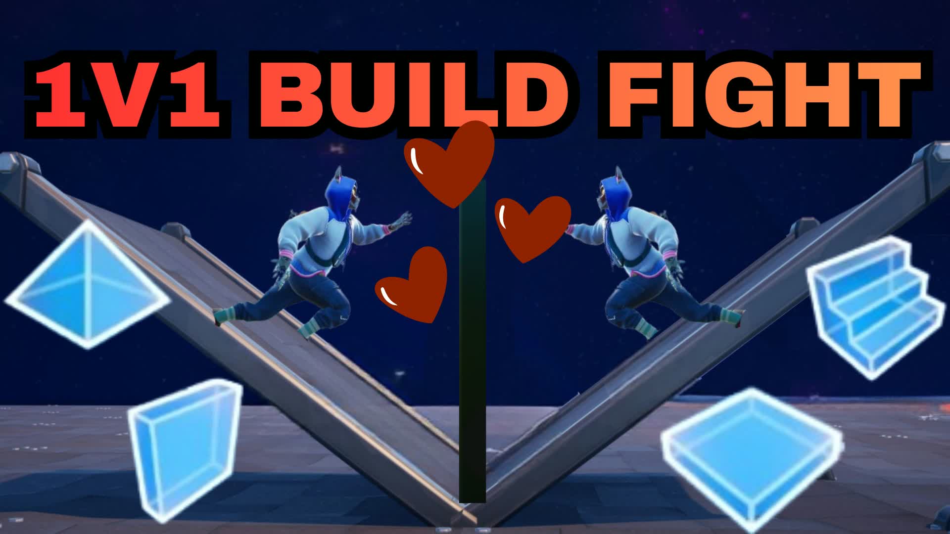 The 1V1 Build fight love edition — Fortnite Creative map
