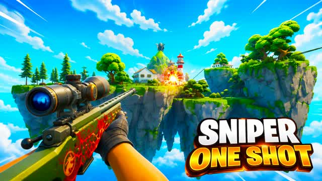 SNIPER ONE SHOT 🔫 FLOATING ISLANDS — Fortnite Creative map