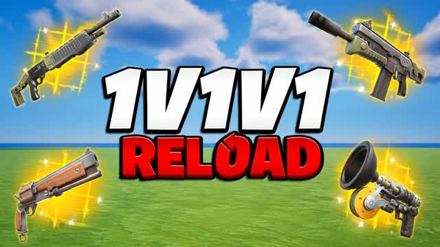 1V1V1 RELOAD ZONE — Fortnite Creative map