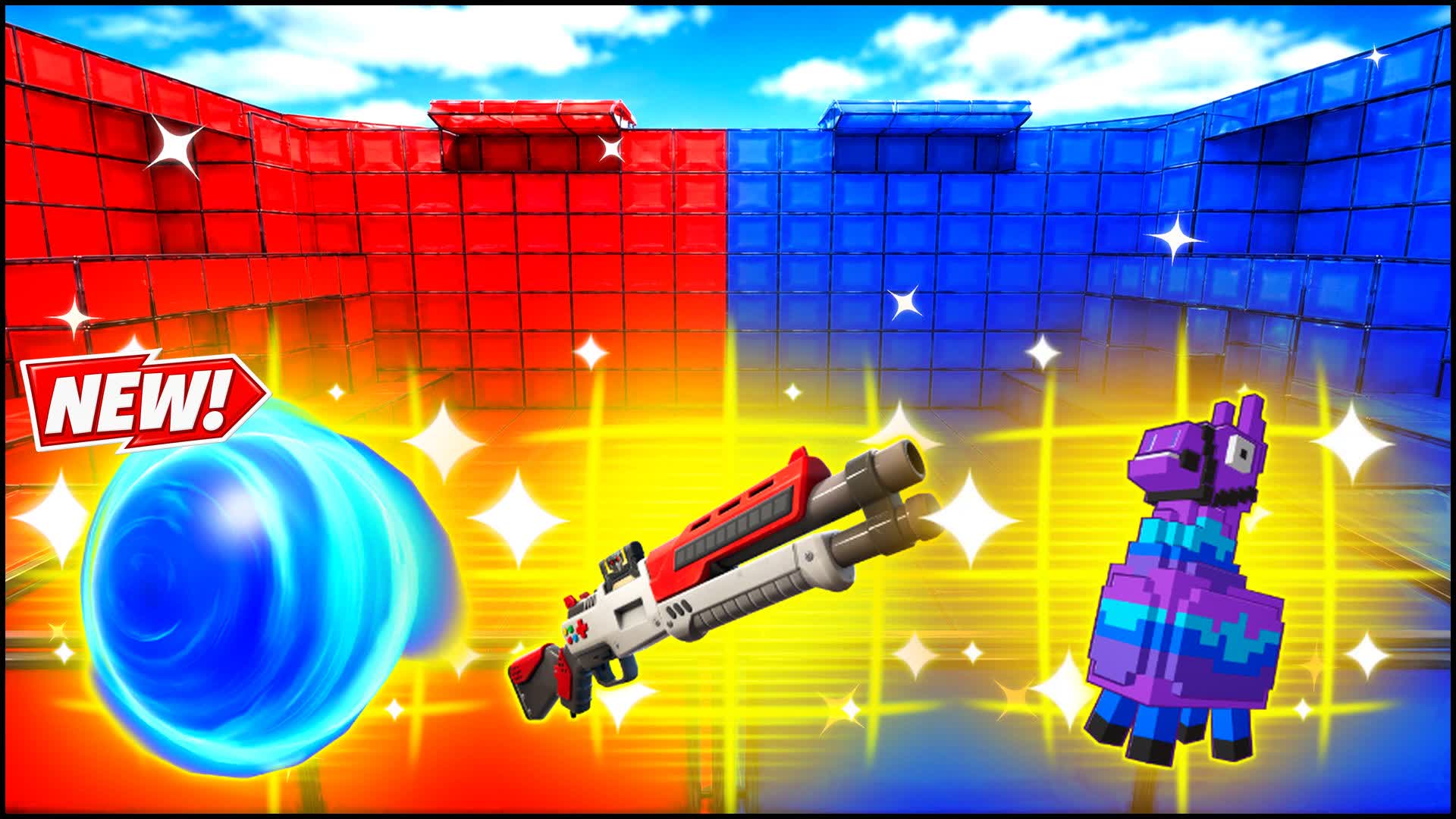 RED VS BLUE FRONTLINE VISION 🔴🔵 — Fortnite Creative map