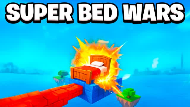 SUPER BED WARS — Fortnite Creative map cover art