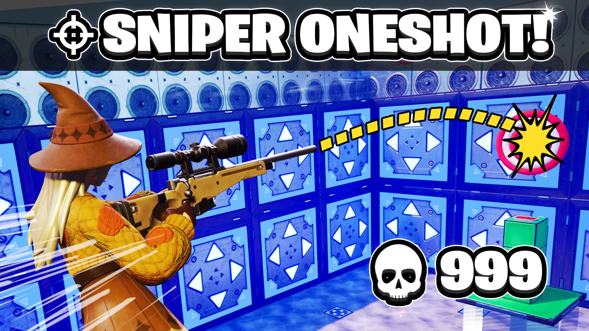🎯 SNIPER ONE SHOT ✨ — Fortnite Creative map