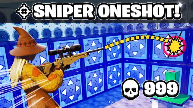 🎯 SNIPER ONE SHOT ✨ — Fortnite Creative map cover art
