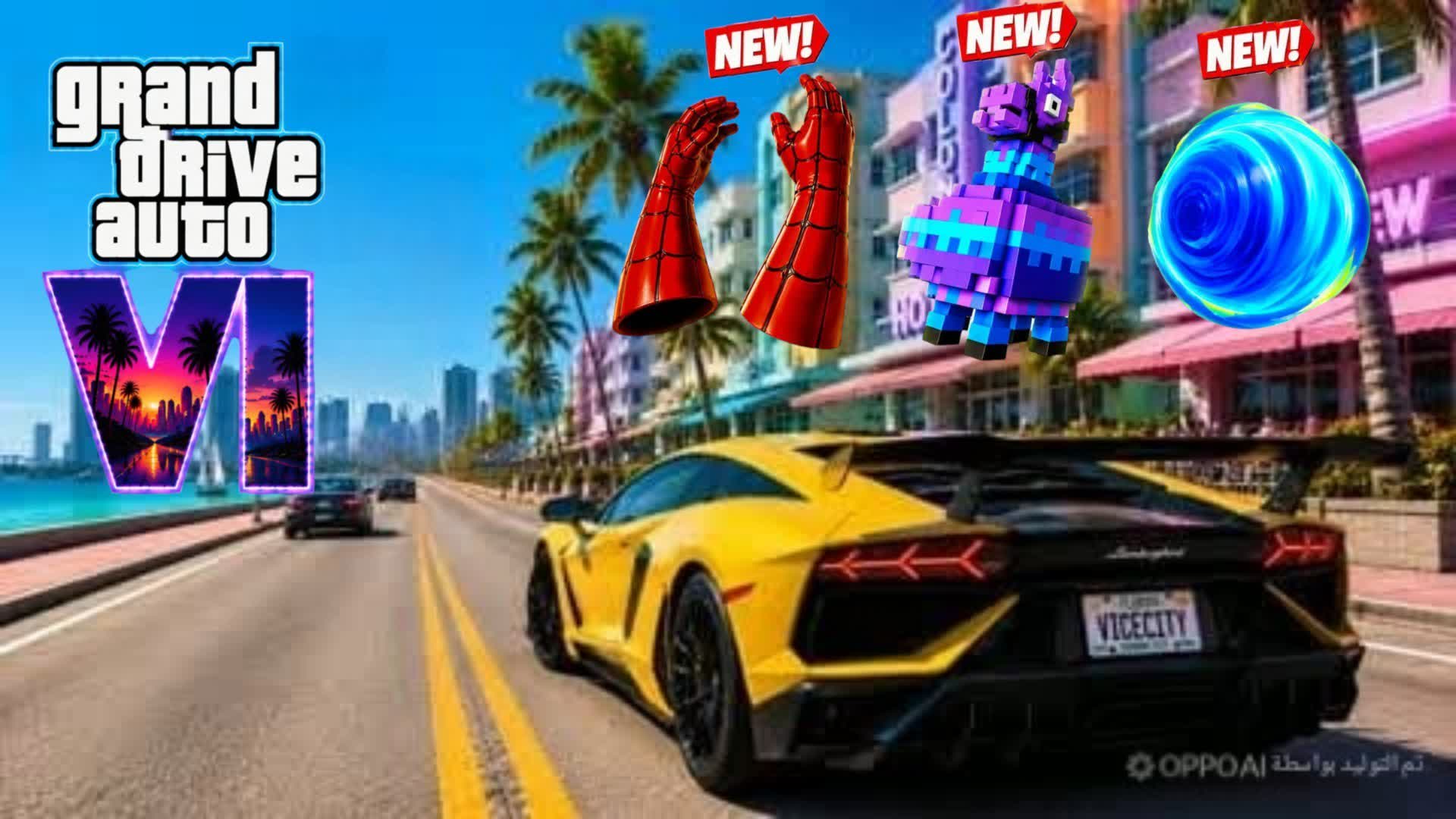 THE MEGA DRIVING GDA FFA 💯 — Fortnite Creative map