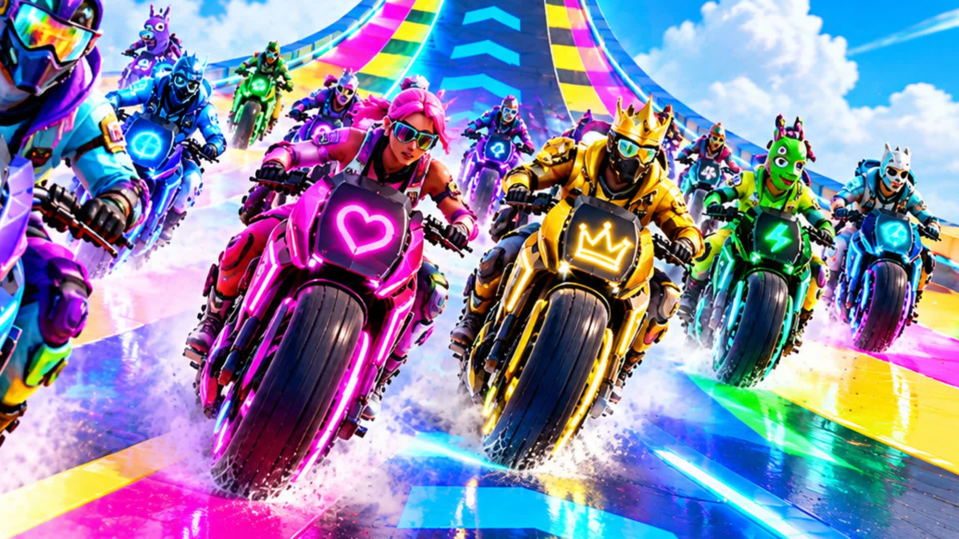 Road Battle  Car Game — Fortnite Creative map