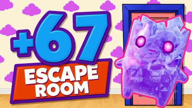 67+ ESCAPE ROOM: GREAT CHALLENGE🧠 — Fortnite Creative map cover art