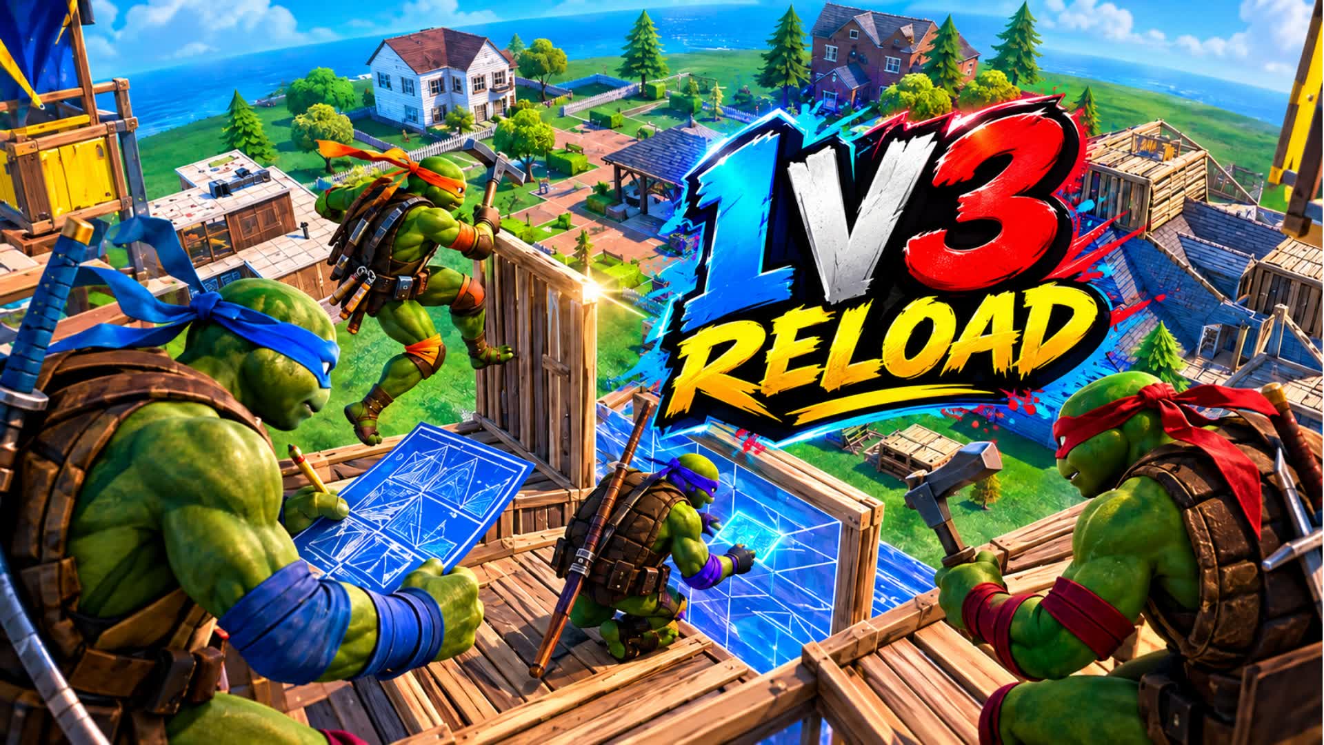 1V3 RELOAD — Fortnite Creative map