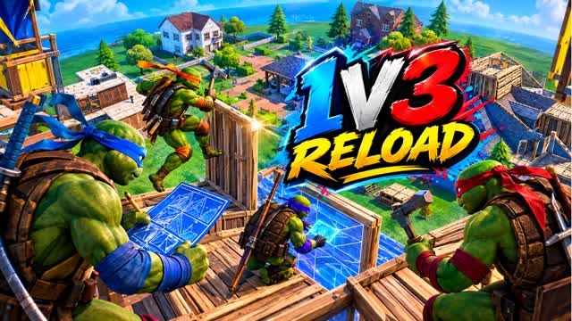 1V3 RELOAD — Fortnite Creative map cover art
