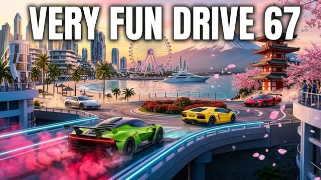 VACATION VERY FUN DRIVE 67 — Fortnite Creative map
