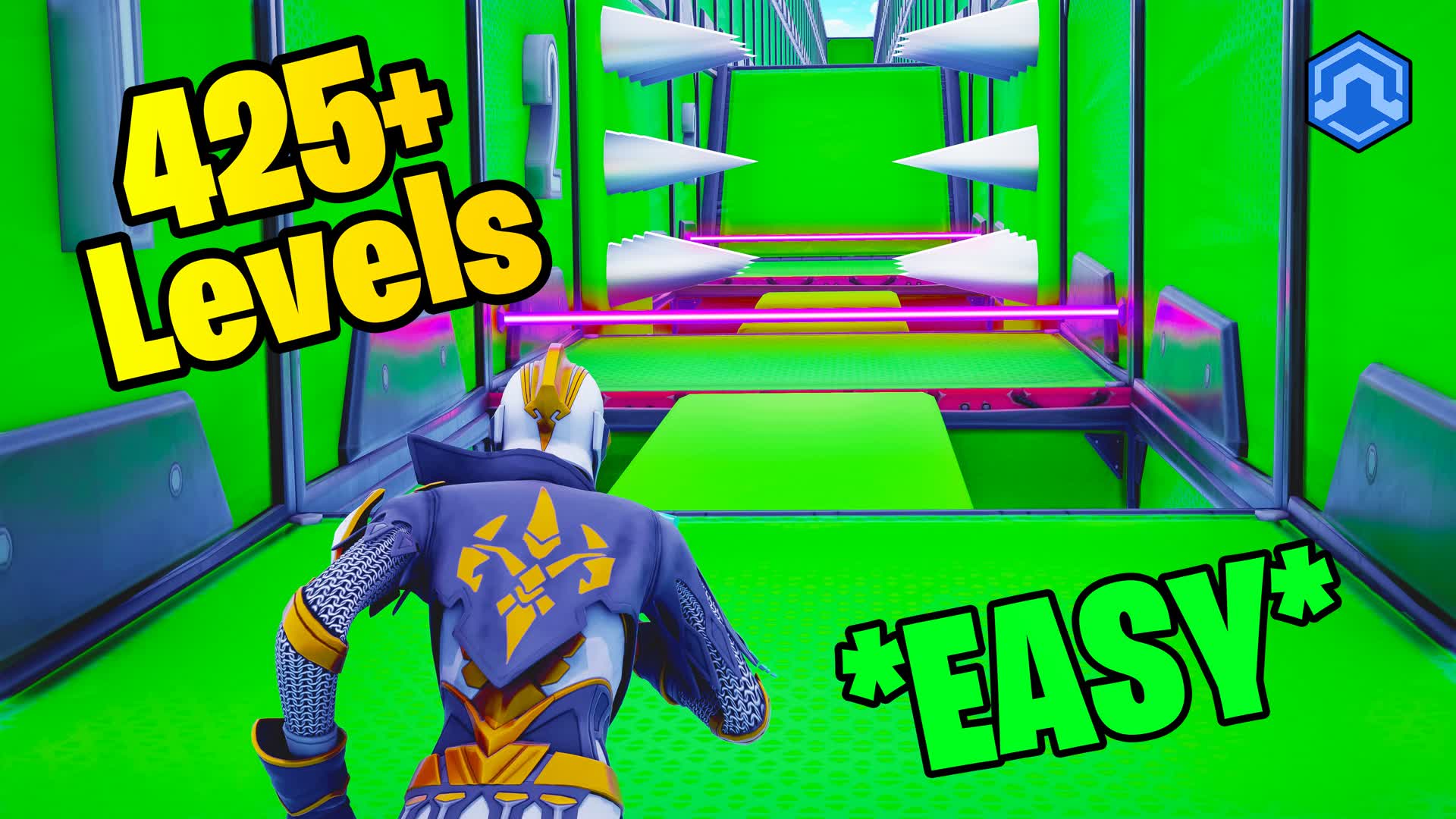 Default Parkour 425+ [OMEGA] — Fortnite Creative map