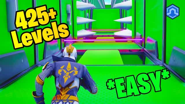 Default Parkour 425+ [OMEGA] — Fortnite Creative map cover art