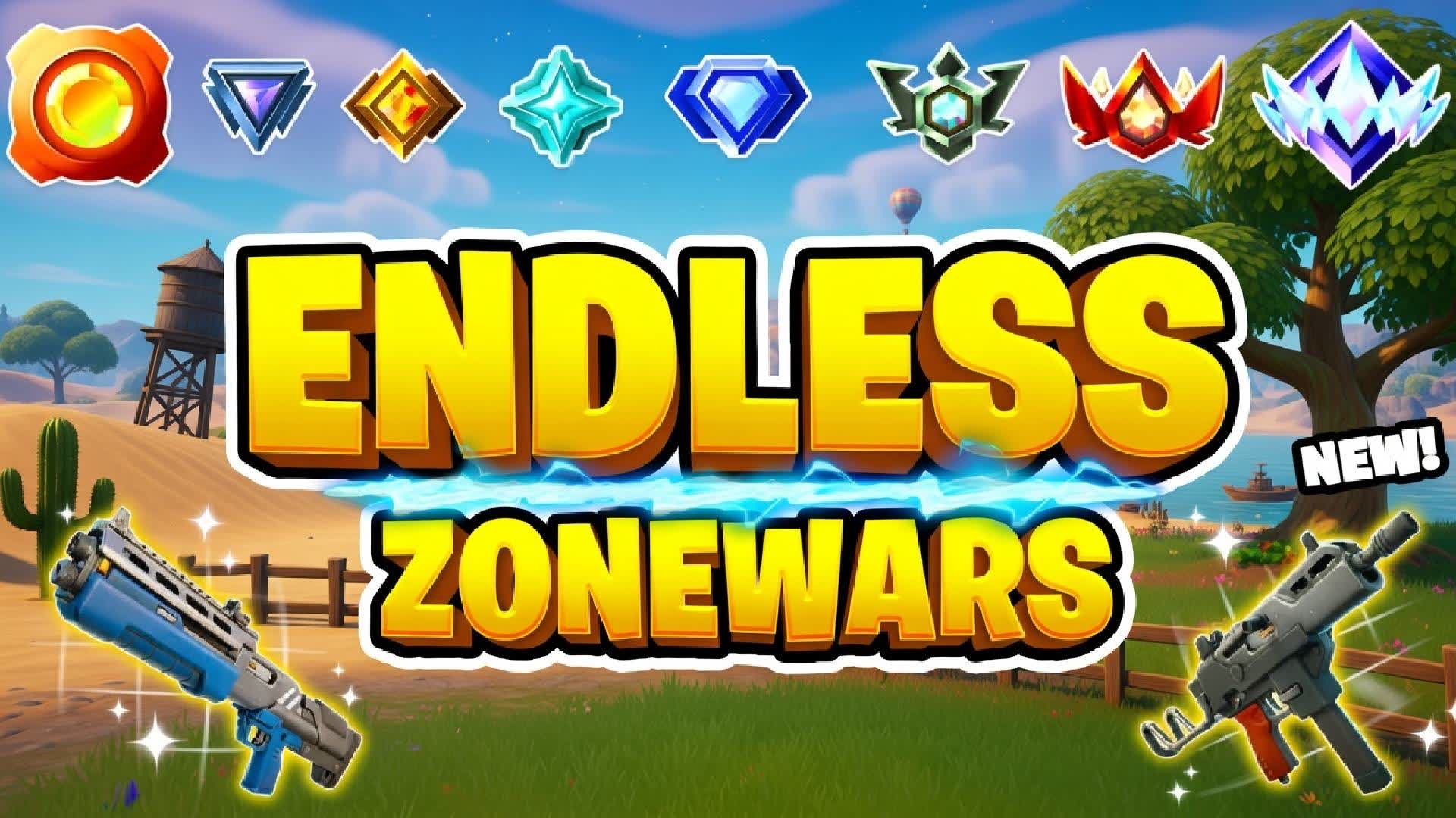 Rainy 1v1 endless Zone wars — Fortnite Creative map