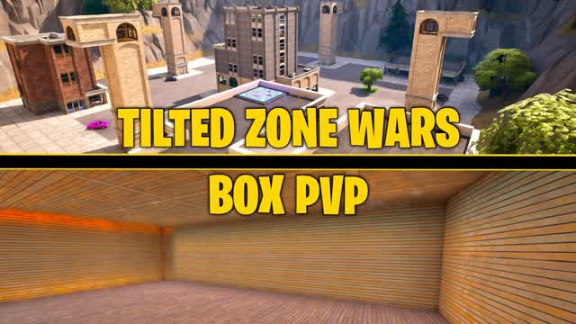 Tilted Zone Wars & Box PVP! 🏙️📦 — Fortnite Creative map cover art