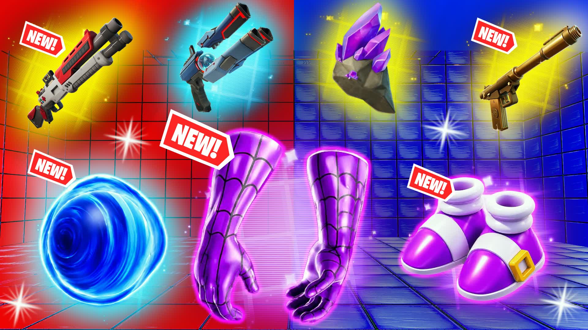 RED VS BLUE 🔴🔵 SUPER CRAZZYY — Fortnite Creative map