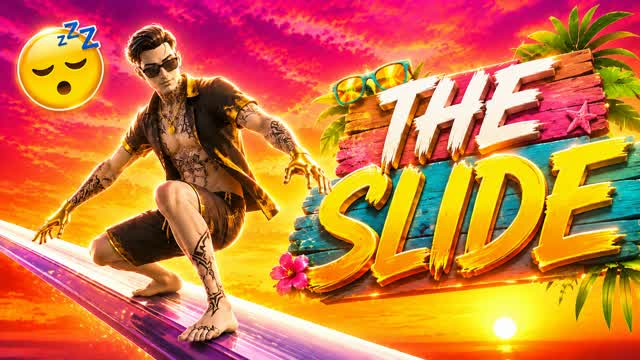 🌴 SUMMER SLIDE AND CHILL 🌅 — Fortnite Creative map cover art