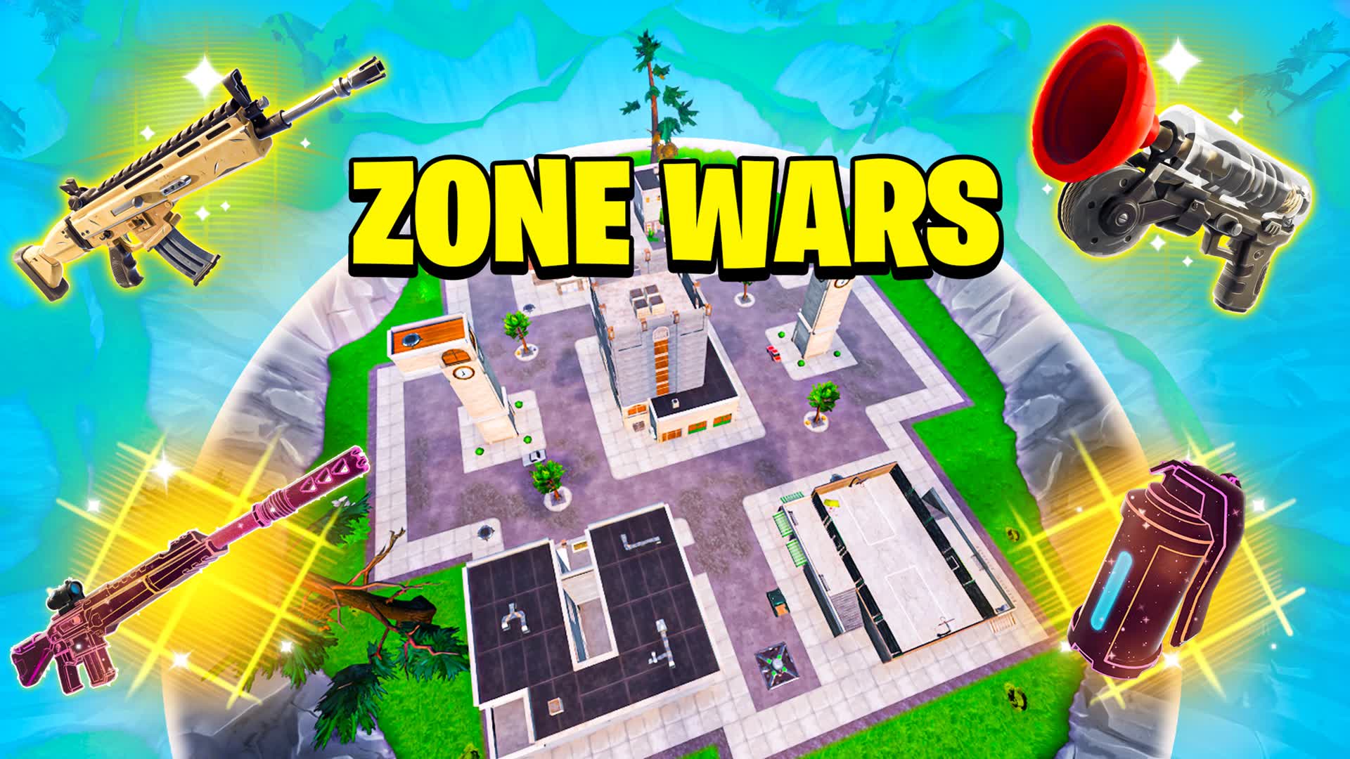 TILTED LUCKY ZONE WARS ⭐ [1v1,FFA,1v1v1] — Fortnite Creative map