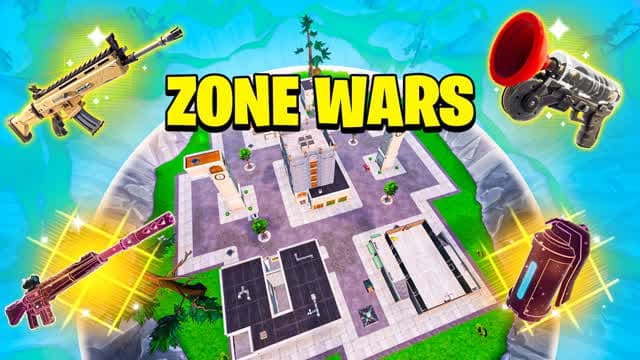 TILTED LUCKY ZONE WARS ⭐ [1v1,FFA,1v1v1] — Fortnite Creative map cover art