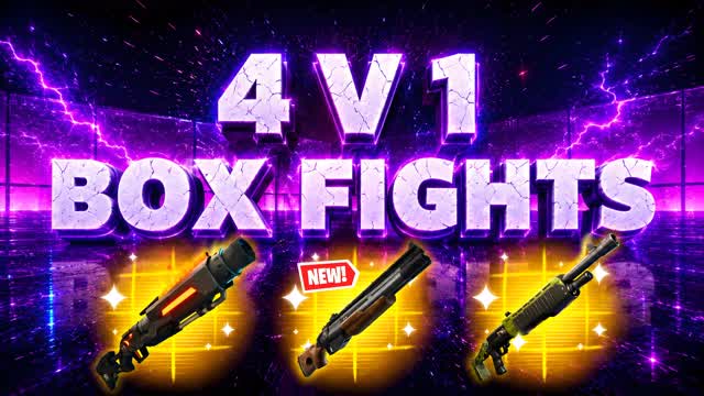 MEGA CLUTCH BOX FIGHT 4V1 [1V1] [1V4] 💫 — Fortnite Creative map