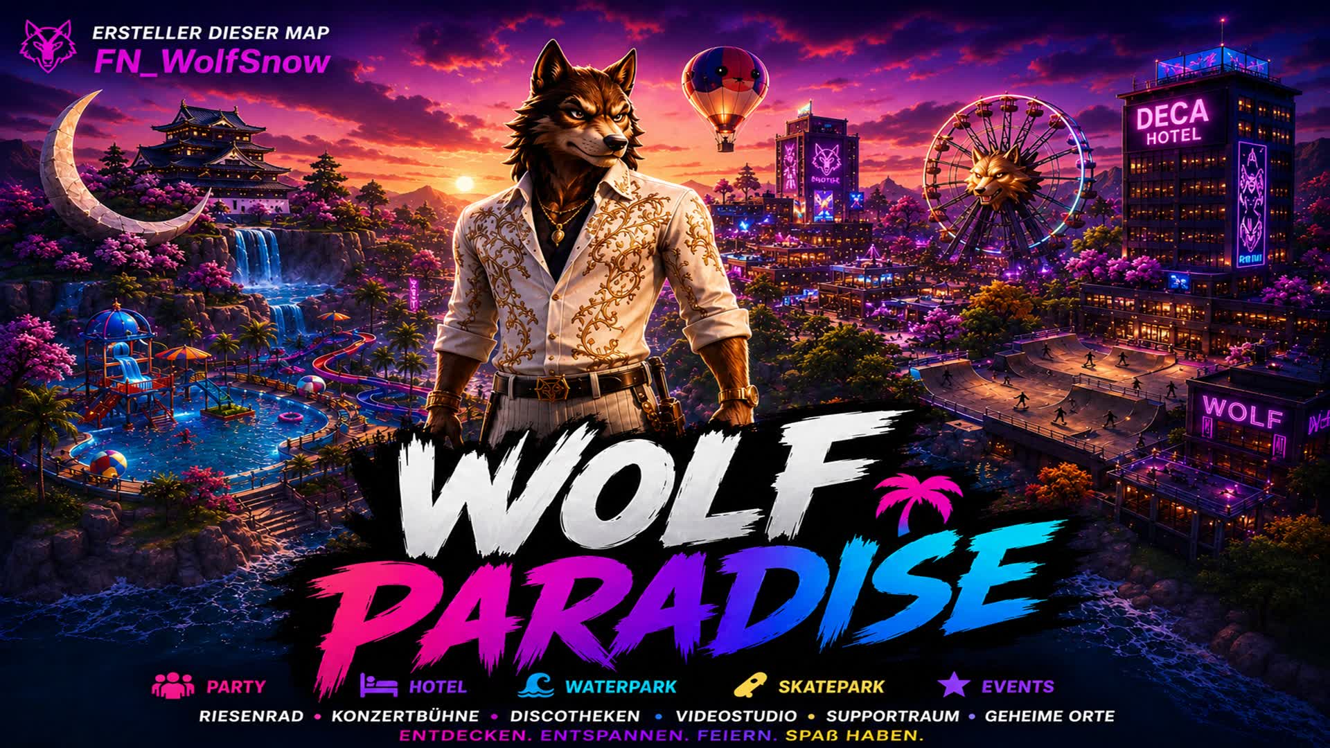 Wolf Paradise — Fortnite Creative map