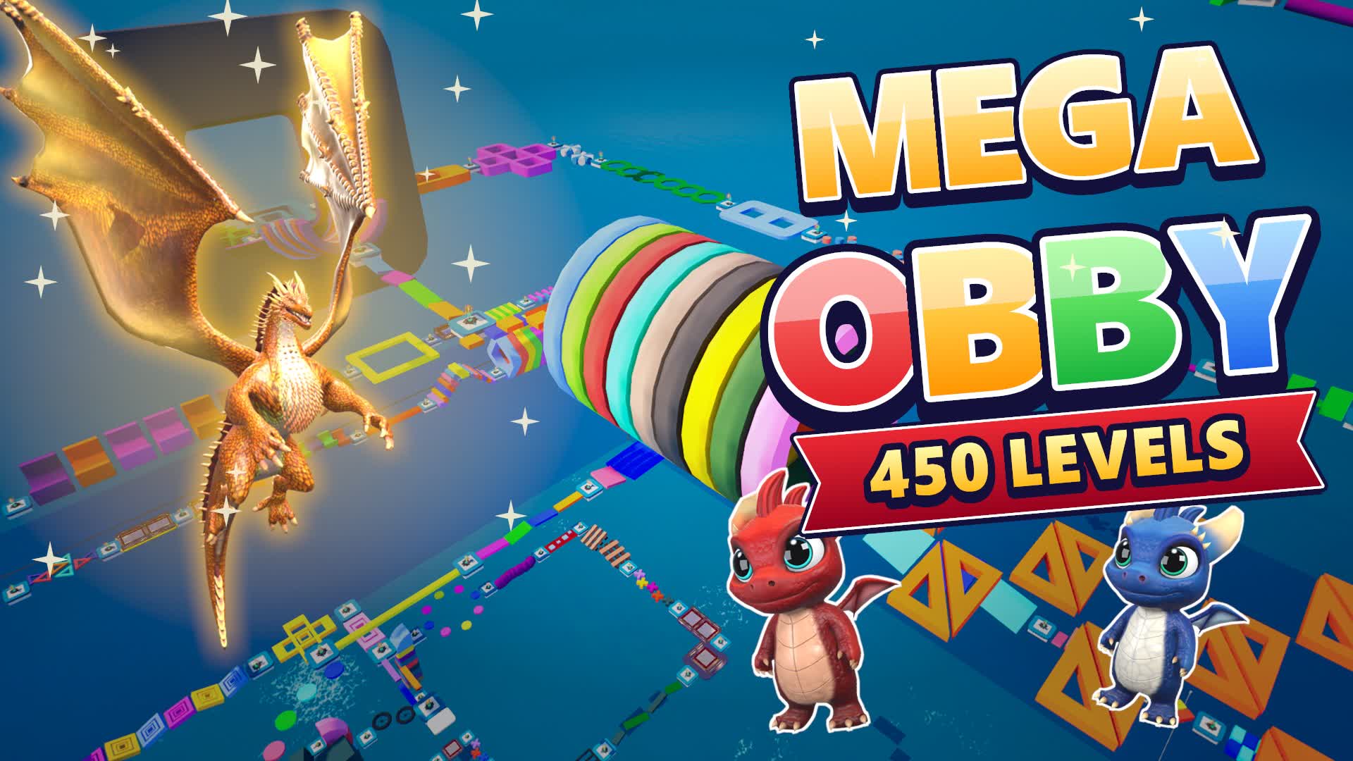 MEGA OBBY 450 LEVEL — Fortnite Creative map