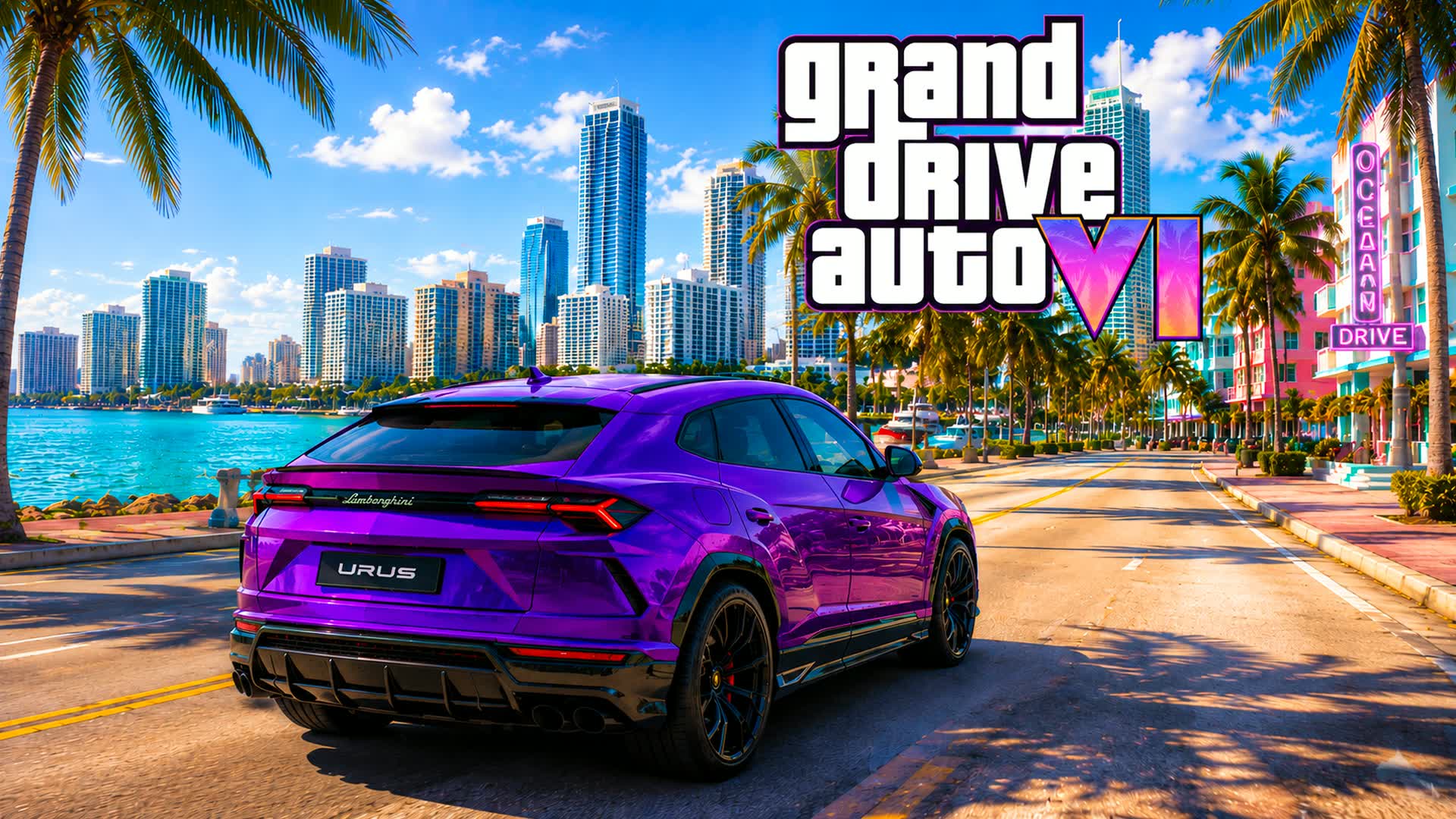 GRAND DRIVE CITY VI 🚗 SUMMER VIBES — Fortnite Creative map