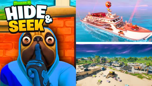 Luxus Hide & Seek — Fortnite Creative map cover art