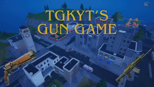 TGKYT‘S Tilted Gun Game — Fortnite Creative map cover art