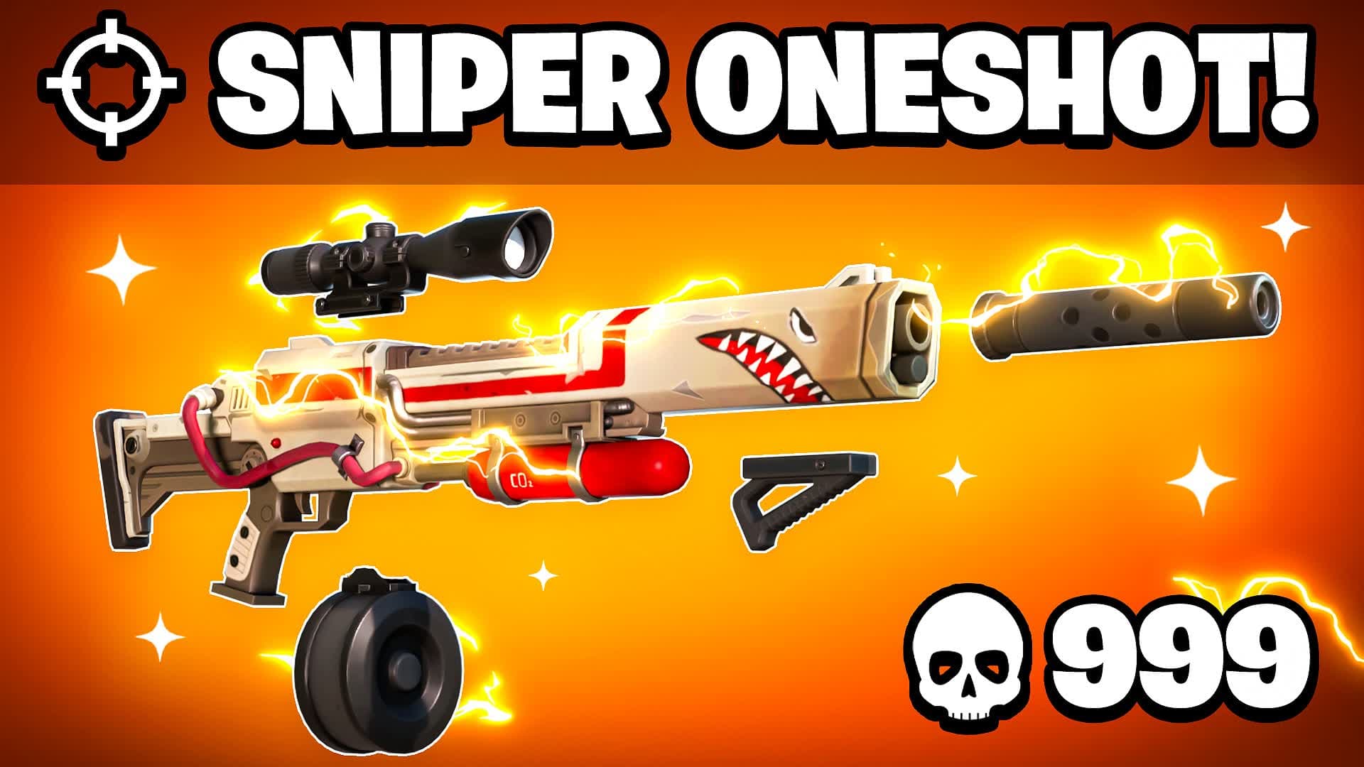 🎯 MEGA ONE SHOT 🎃 FFA — Fortnite Creative map