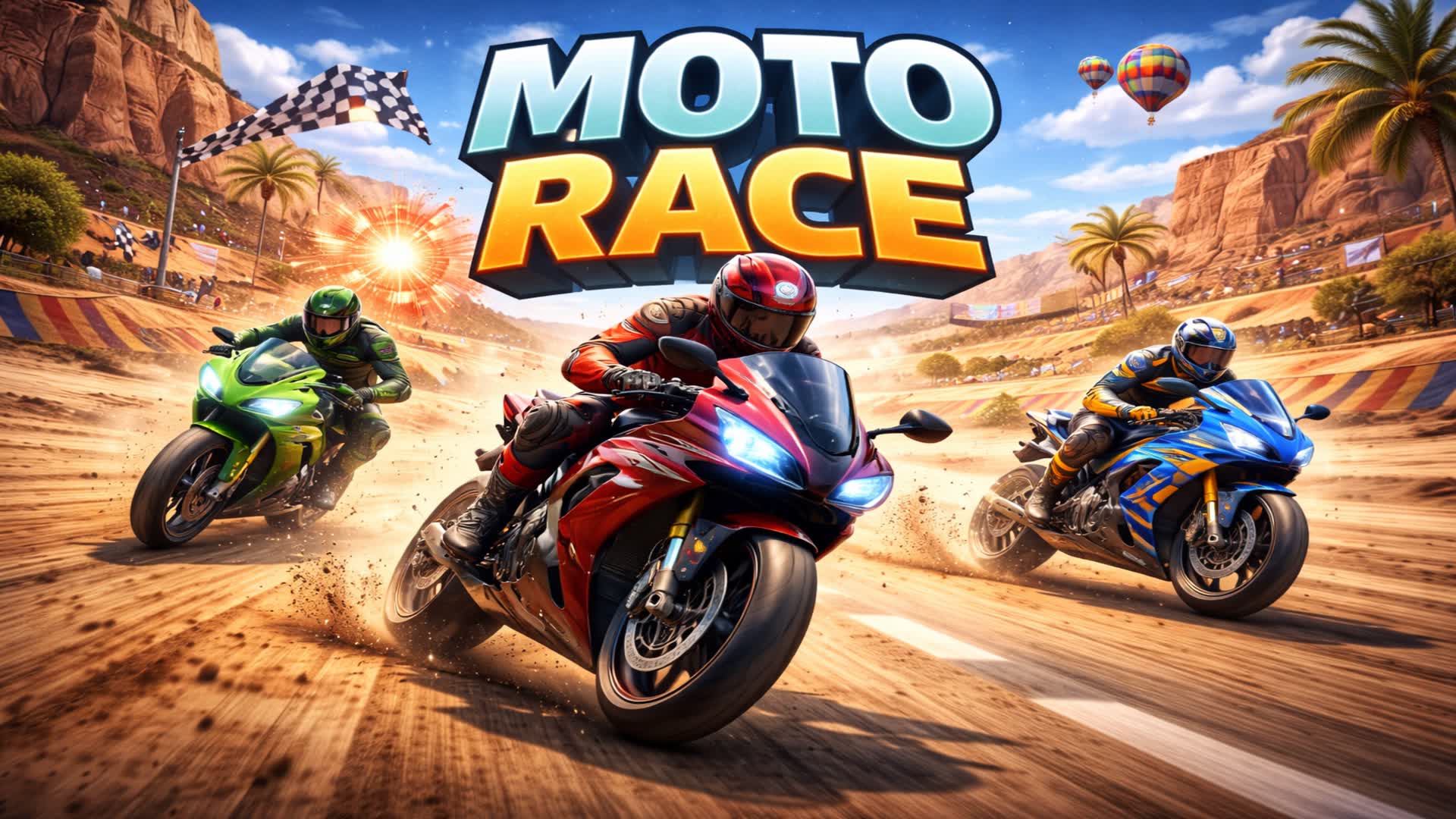 Moto Race — Fortnite Creative map