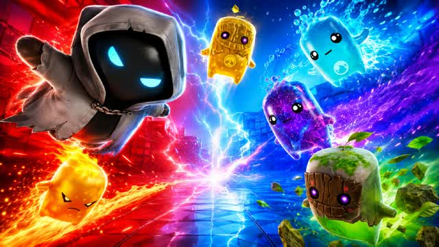 RED VS BLUE STRATEGY SPIRITS NEW — Fortnite Creative map cover art
