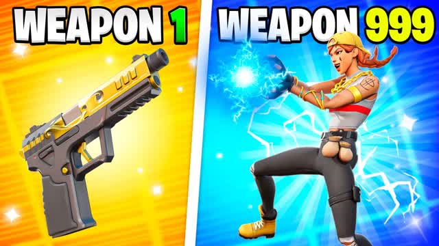 🥊FINISHERS GUN GAME⭐ONE SHOT 🎯 — Fortnite Creative map cover art