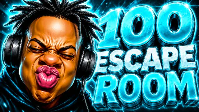 100 NIKO ESCAPE ROOM🥷 — Fortnite Creative map cover art