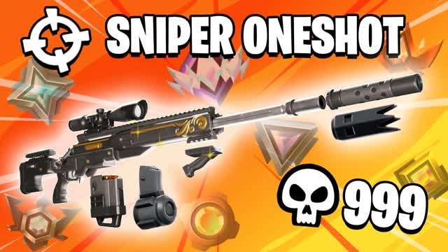 CRAZY SNIPER ONE SHOT — Fortnite Creative map cover art